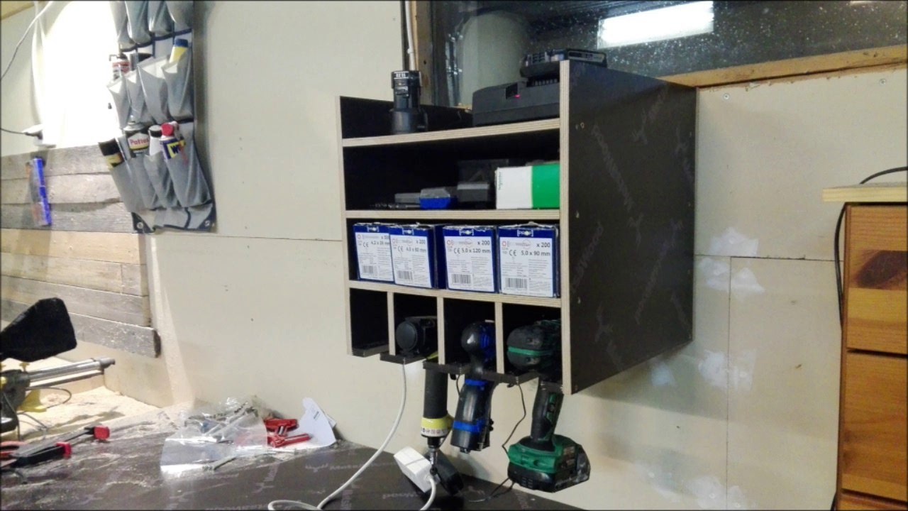 How to Make a Drill Charging Station