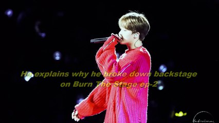 Jimin explain why he cried backstage after concert! [Burn The Stage]