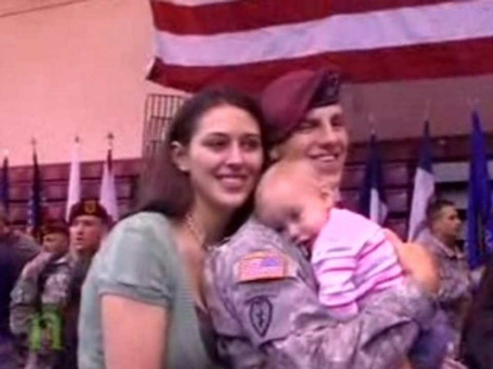 Welcome home, troops