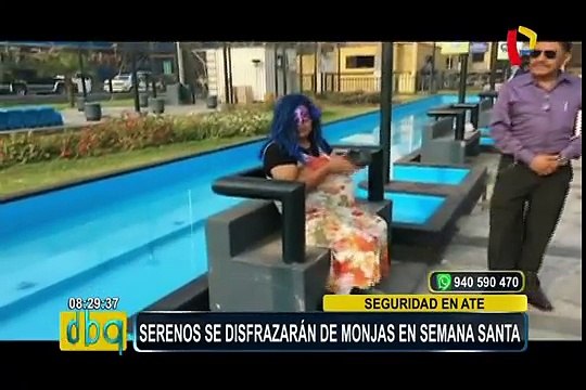 Ate: serenos se disfrazarán de monjas para evitar robos en Semana Santa