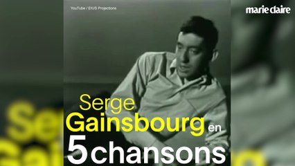 Serge Gainsbourg en 5 chansons