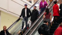 HAND TOUCHING ON ESCALATOR PRANK