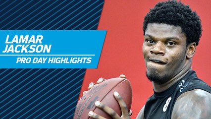 Lamar Jackson highlights | Louisville pro day 2018