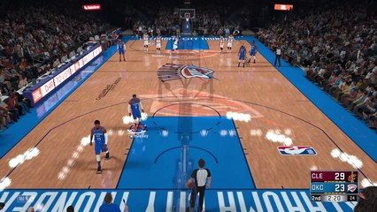 NBA 2K18 OKC vs. CLE