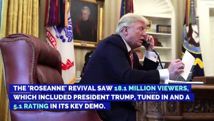 Trump Called Roseanne to Congratulate Her on TV Rating Success