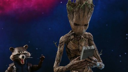 Avengers Infinity War : Teen Groot vs Star-Lord - Marvel