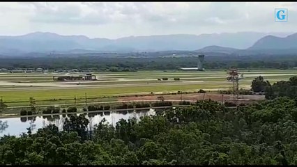 Avião de Temer decola na nova pista do Aeroporto de Vitória