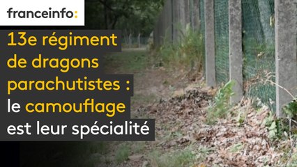 13e régiment de dragons parachutistes, le camouflage est leur spécialité