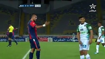 شنآن من مباراة الرجاء  و آسفي و بنهاشم يلقن إداريا بالرجاء درسا في الأخلاق