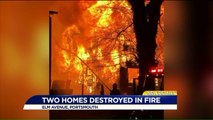 Massive Fire Destroys Two Virginia Homes