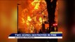 Massive Fire Destroys Two Virginia Homes