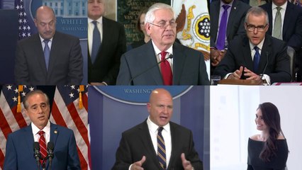 트럼프의 '추풍낙엽' 줄 경질...터져 나온 반발 / YTN