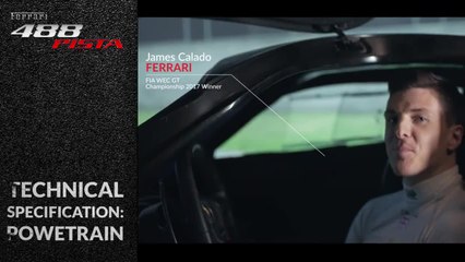 Ferrari 488 Pista: powertrain