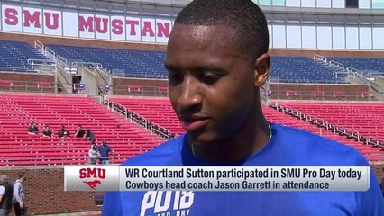 Courtland Sutton calls Jason Garrett coaching him at pro day 'a dream come true'