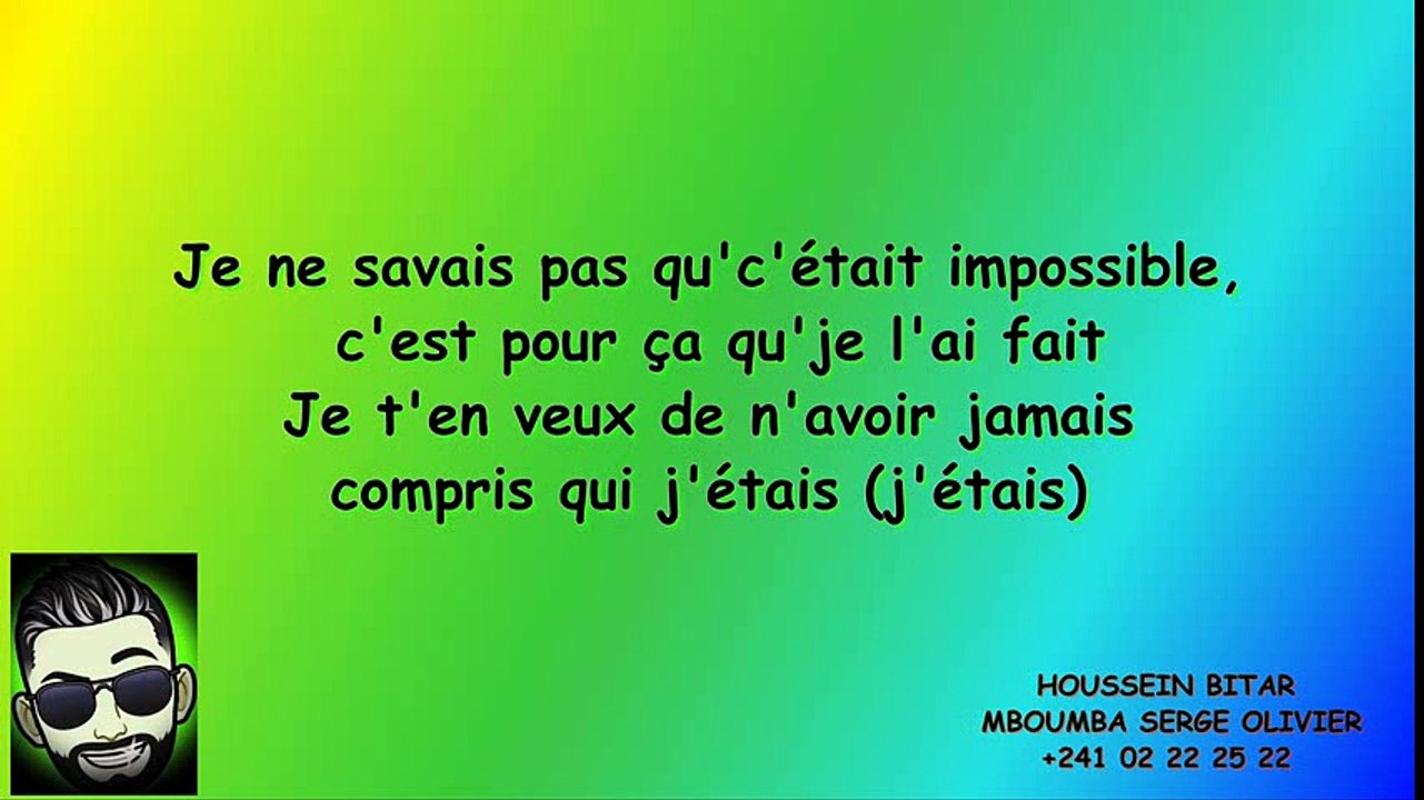 Maître Gims - Je T'en Veux (Paroles-Lyrics)