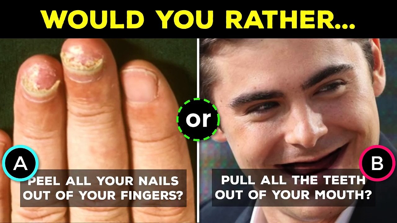 TOP 10 WOULD YOU RATHER QUESTIONS THAT WILL DES...