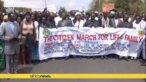 Malawians demonstrate against abortion, same sex marriage