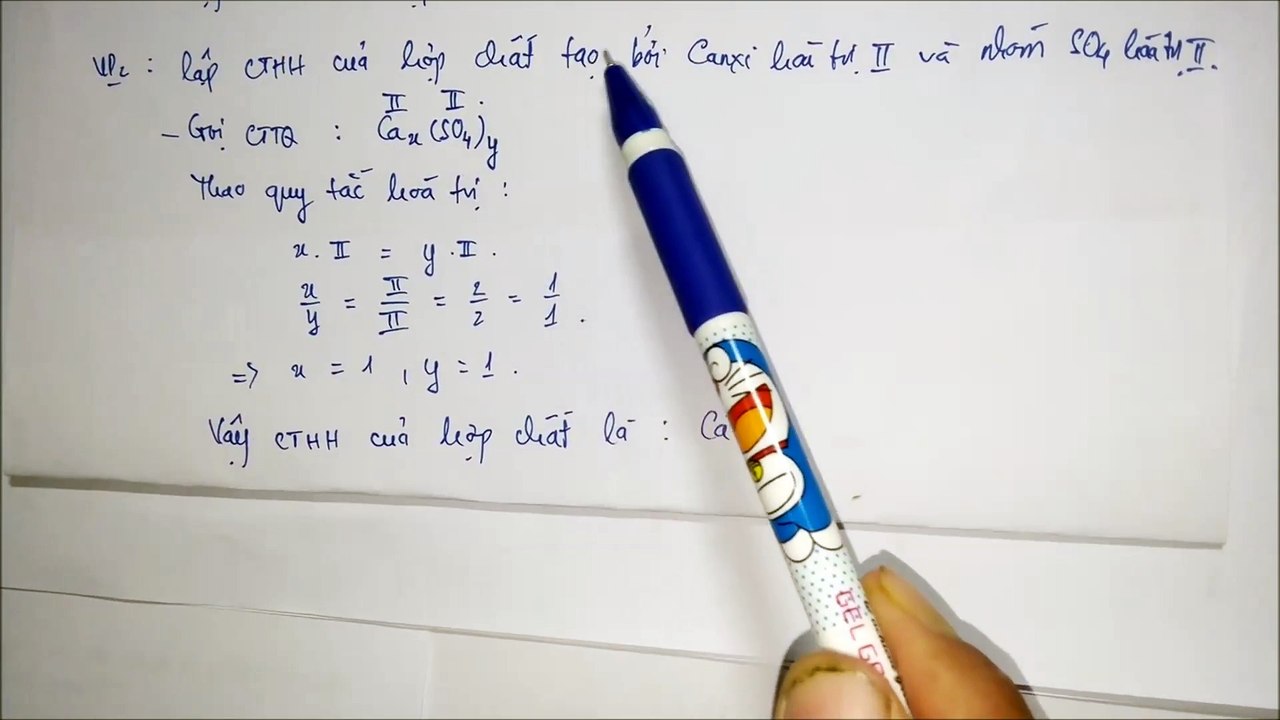 Hóa Học Lớp 8 - Bài 10 Hóa Trị (Tiết 2) - Dạng 2- Lập Công Thức Hóa Học Khi Biết Hóa Trị