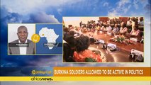 Burkina Faso soldiers allowed to be politically active [The Morning Call]