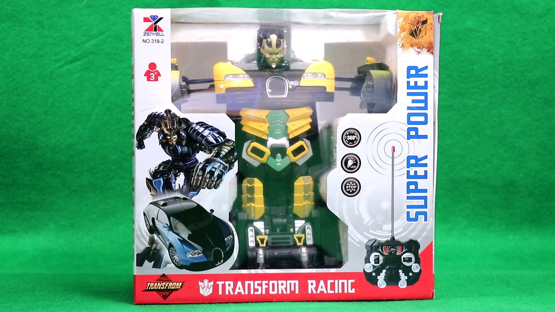 bugatti transformer rc car