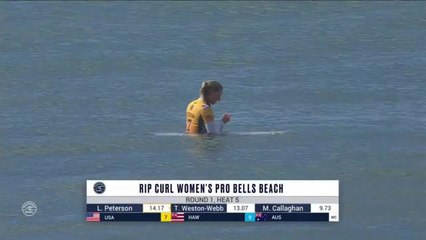 Adrénaline - Surf : Rip Curl Women's Pro Bells Beach, Women's Championship Tour - Round 1 heat 5