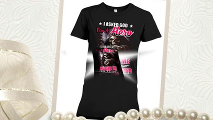 I Asked God For A Hero He Sent Me My Asshole Husband shirt and hooded sweatshirt