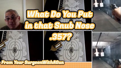 What Ammo Should You Put In That Snub Nose 357 Magnum?