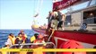 Spanish humanitarian organization rescues migrants off the coast of Libya