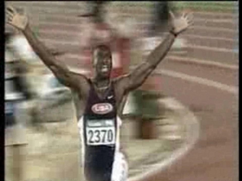 record 200m sprint