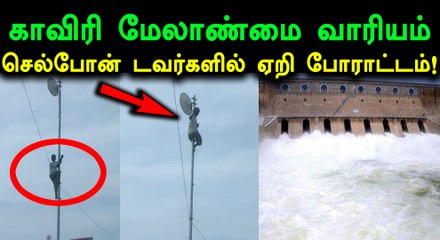 சிவகங்கையில் செல்போன் டவர்களில் ஏறி போராட்டம்!
