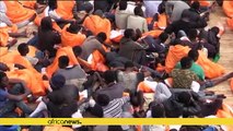 Over 450 rescued migrants arrive at Italian port of Pozzallo