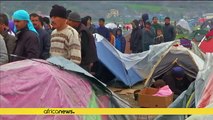 Migrants protest over closed Greek-Macedonia border