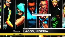 Nigerian comics artist promotes African superheroes