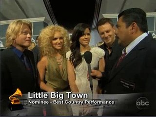 Jimmy Kimmel - Little Big Town - Grammy Carpet