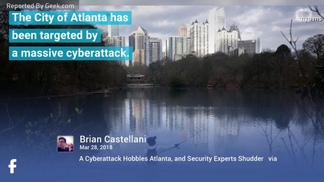 City Of Atlanta Victim Of Ransomware Cyberattack