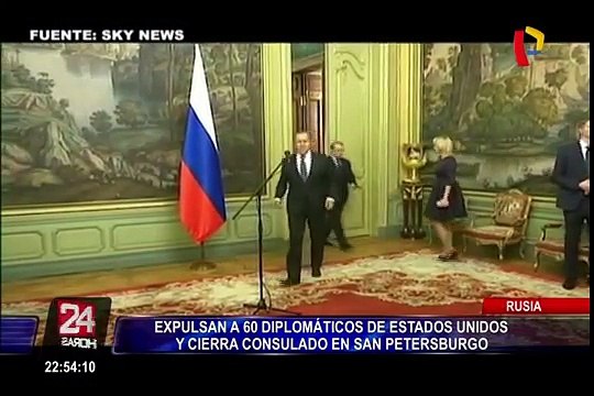 Máxima tensión: Rusia expulsa a 60 diplomáticos de Estados Unidos