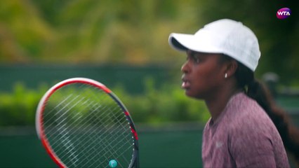 Sloane Stephens Practice - 2018 Miami Open