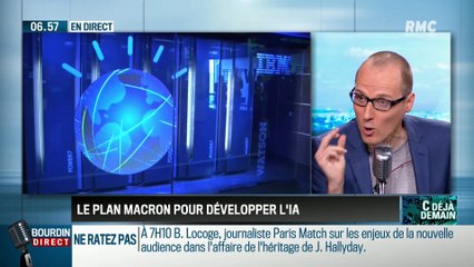 La chronique d'Anthony Morel: Le plan d'Emmanuel Macron pour développer l'intelligence artificielle - 30/03