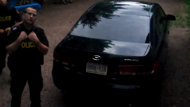 MORE Stupid Dumb COPS Trespassing on Private Property Trailsend rd Norland!