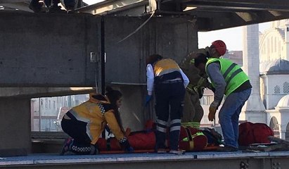 Okmeydanı'ndaki spor kompleksi inşaatında 3 işçi yaralandı