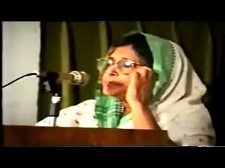 শহিদ জননী জাহানারা ইমামের বক্তব্য