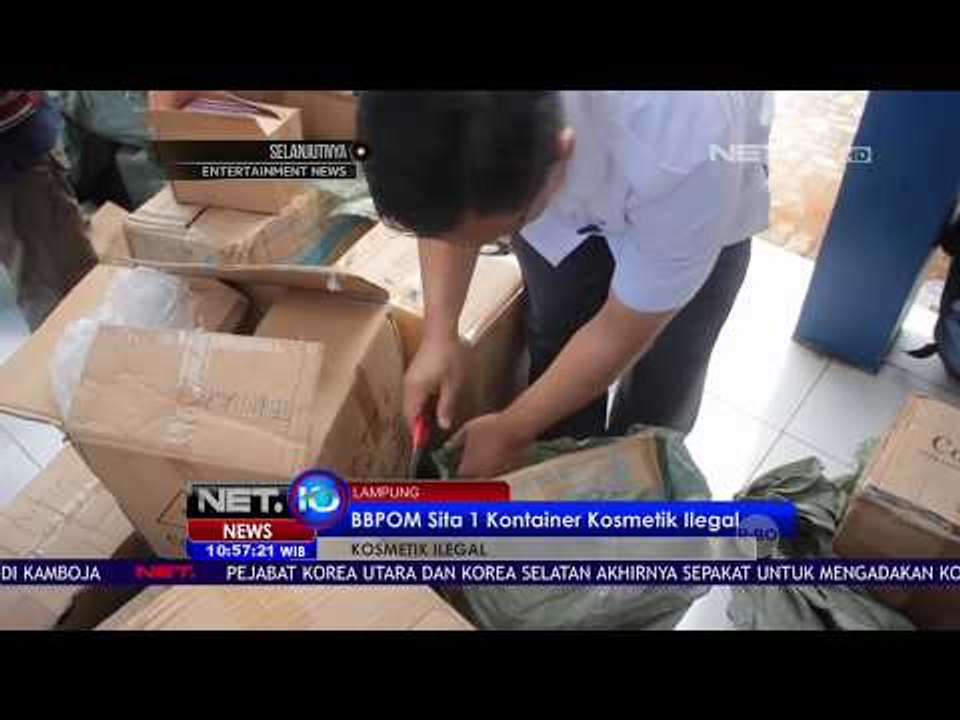BBPOM Sita 1 Kontainer Kosmetik Ilegal -NET10