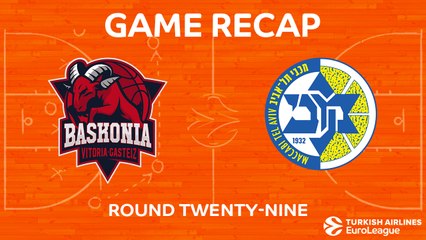Highlights: Baskonia Vitoria Gasteiz - Maccabi FOX Tel Aviv