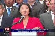 Aguinaga señala que disputa entre Keiko y Kenji afecta la salud de Alberto Fujimori