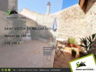 Maison A vendre Saint victor de malcap 180m2 - Village