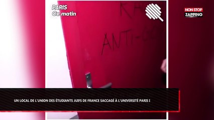 Quotidien : Un local de l’Union des étudiants juifs saccagé à l’Université Paris-I (Vidéo)