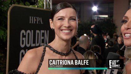 Outlander - Caitriona Balfe ENews interview Golden Globers2018 [Sub Ita]
