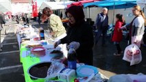 Pazarcı kadın, Mehmetçik yararına kermes düzenledi
