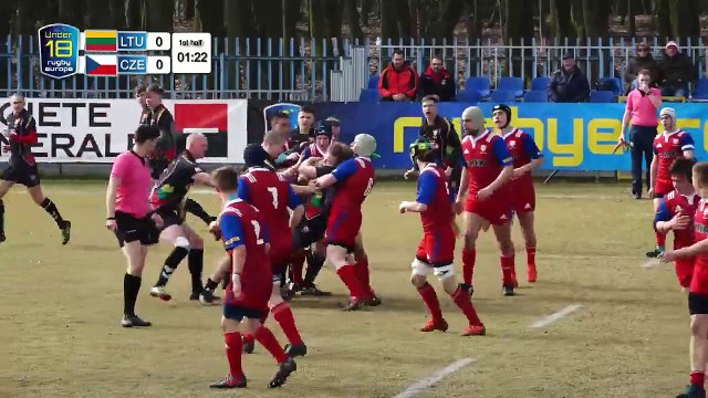REPLAY LITHUANIA / CZECH REPUBLIC - RUGBY EUROPE U18 EUROPEAN CHAMPIONSHIPS 2018