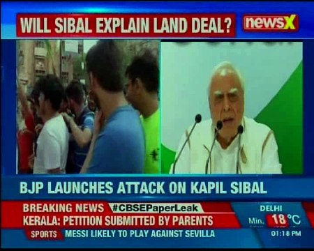 Kapil Sibal, Congress addresses media over CBSE Paper Leak